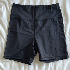 Women’s black biker shorts
